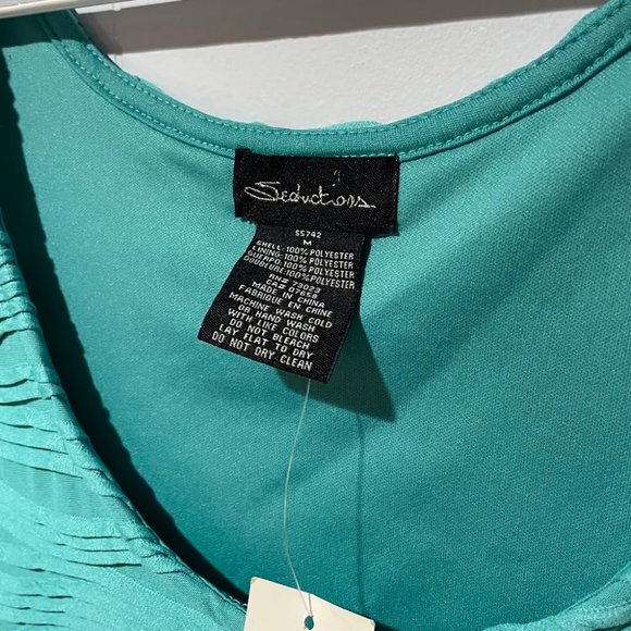 Teal Mini Dress - Picture 3 of 4